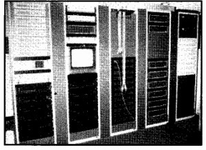 In the equipment racks for the American Dynamics switching system, rack spacers are used to eliminate wiring clutter