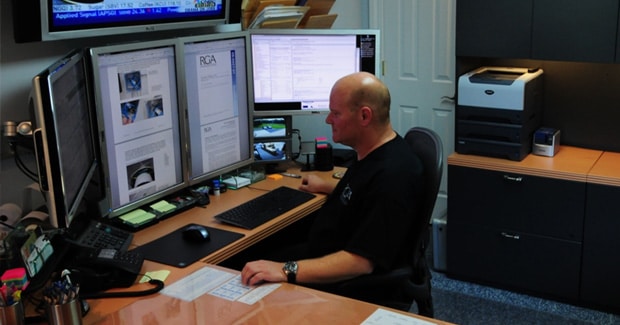 One of three private offices